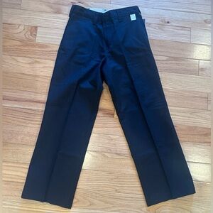 New Women’s Dickies LP810 Black Straight Leg Work Pants Size 28UU